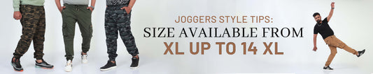 Joggers Style Tips: Size available from XL up to 14 XL
