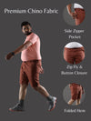 Plus Size Crater Brown Shorts