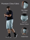 Products Plus Size Cloudy Blue Shorts