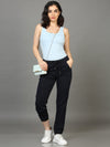 Plus Size Women Black Joggers