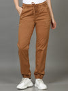 Plus Size Women Otter Brown Joggers