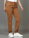 Otter Brown Women Joggers