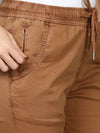 Plus Size Women Otter Brown Joggers