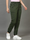 Plus Size Women Jungle Green Joggers