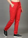 Plus Size Women Radical Red Joggers