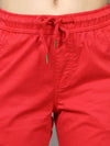 Plus Size Women Radical Red Joggers