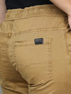 Plus Size Women Pastel Brown Joggers