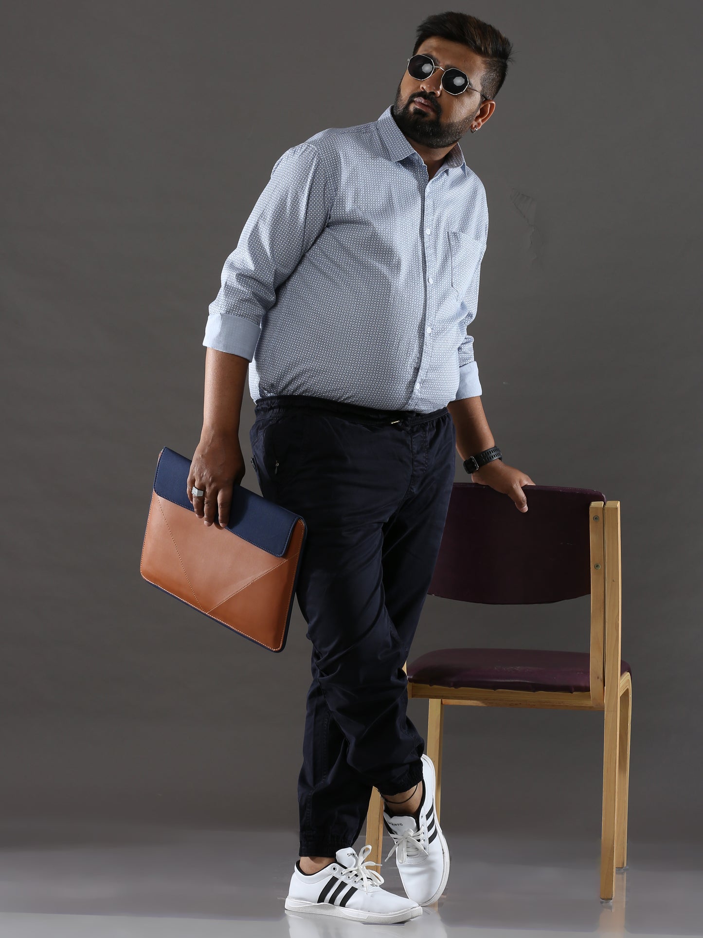Plus Size Mirage Blue Jogger