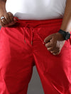 Plus Size Radical Red Jogger
