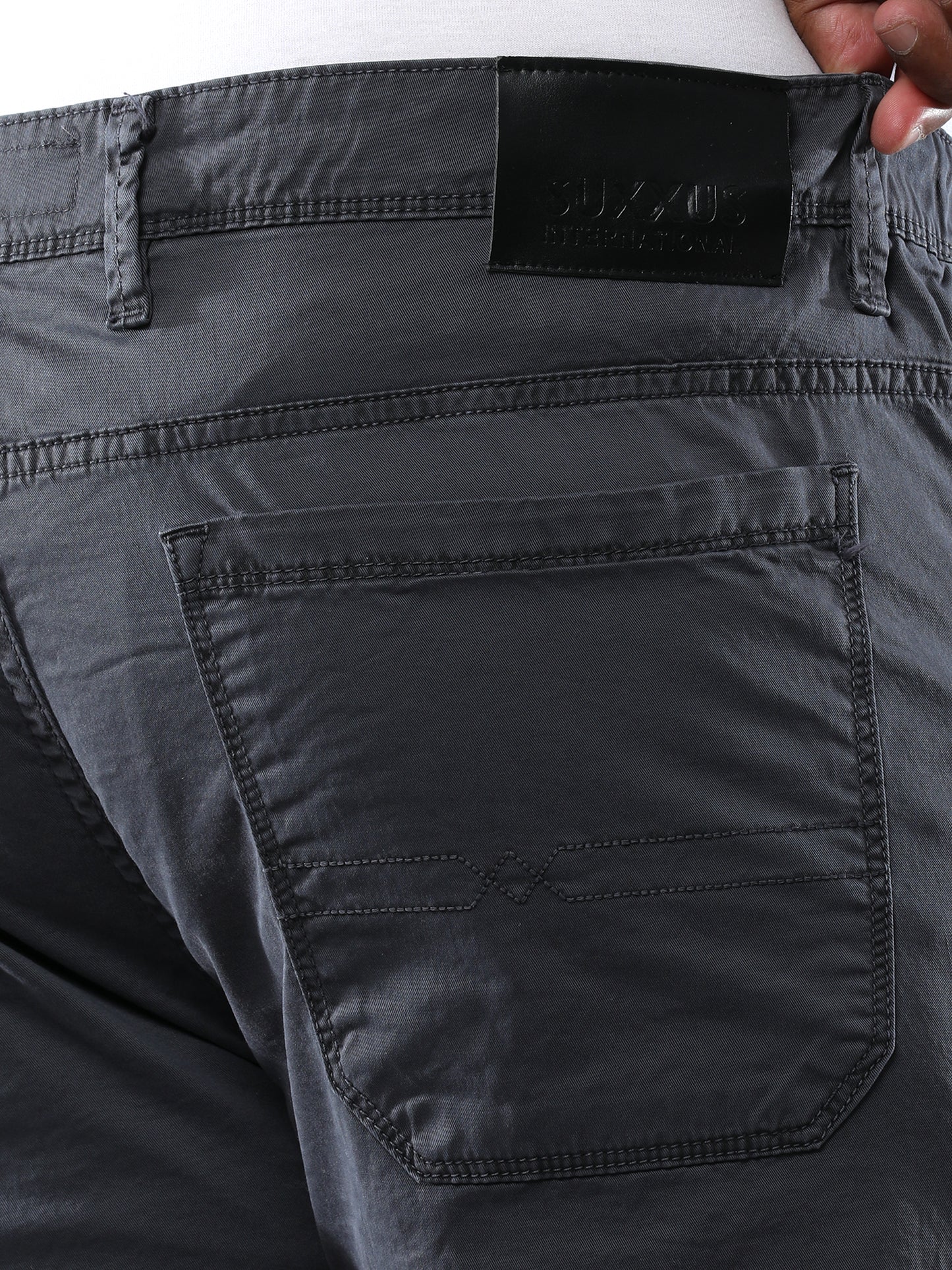 Plus Size Jet Grey Shorts