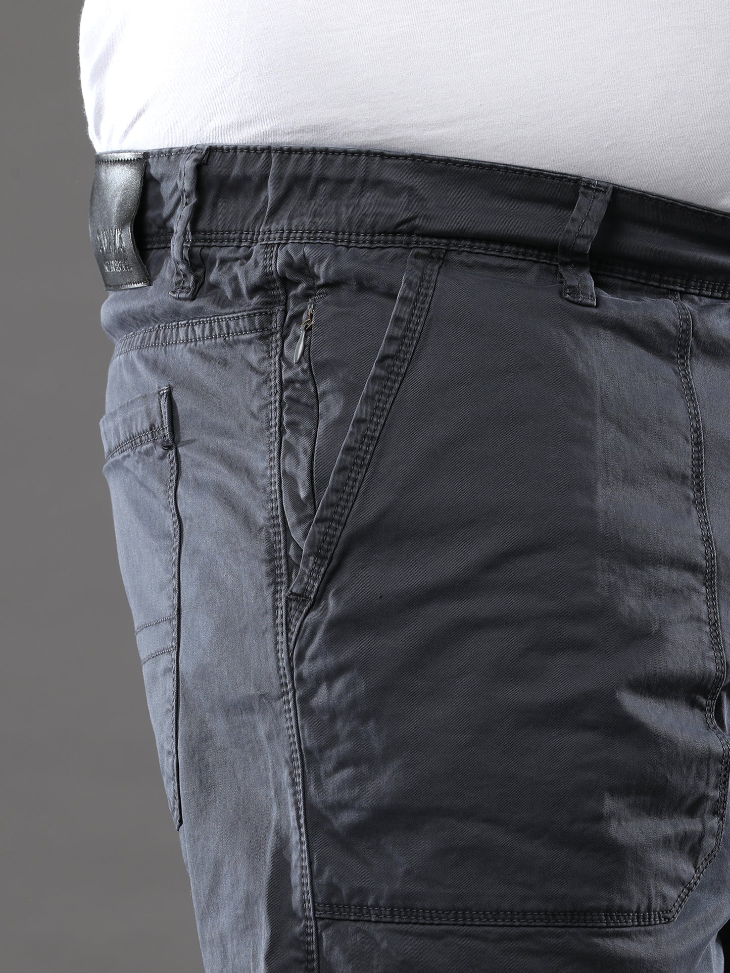 Plus Size Jet Grey Shorts