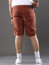 Plus Size Crater Brown Shorts
