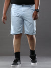 Plus Size Blue Haze Shorts