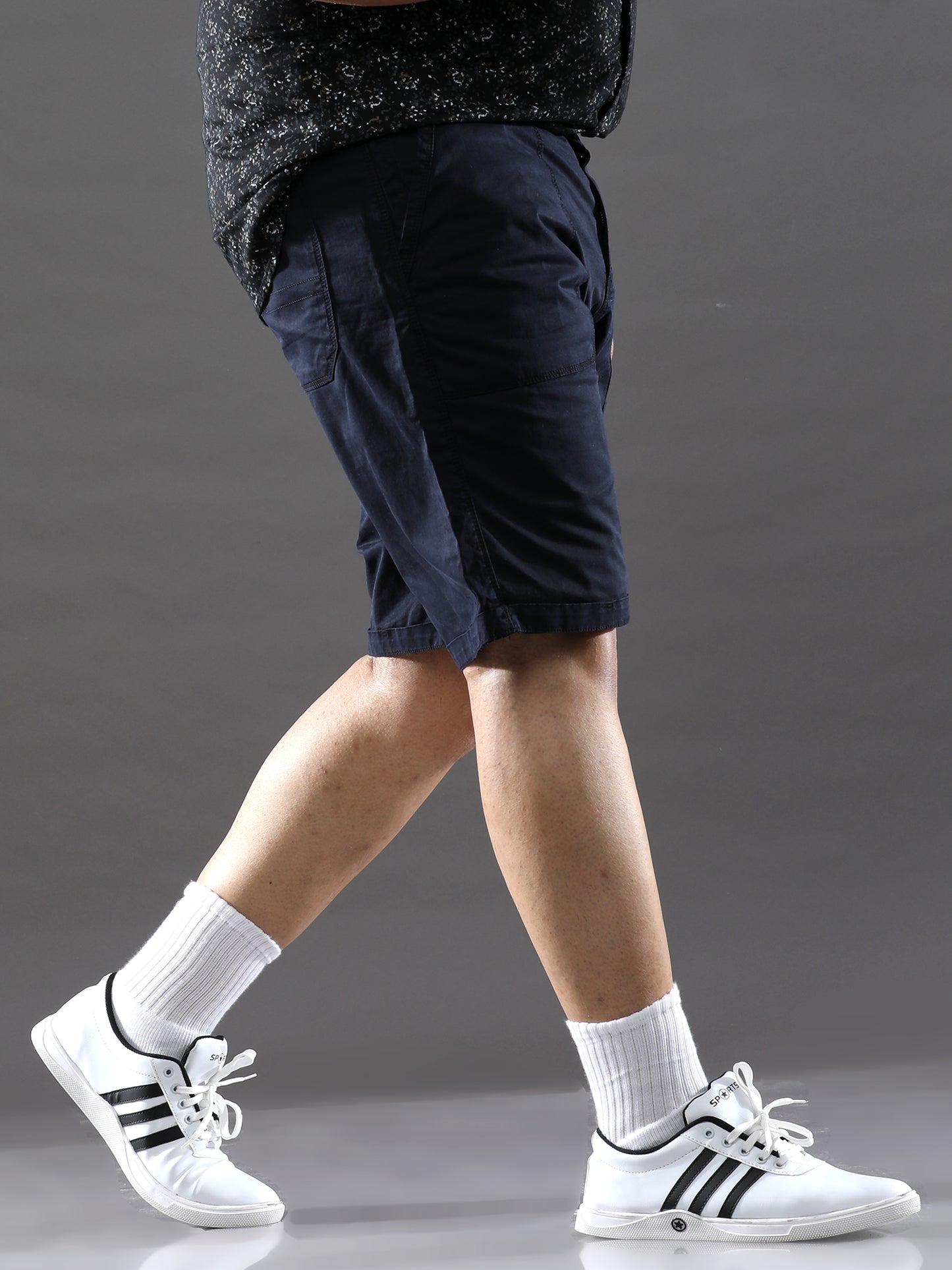 Plus Size Mirage Blue Shorts