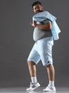 Plus Size Blue Haze Shorts