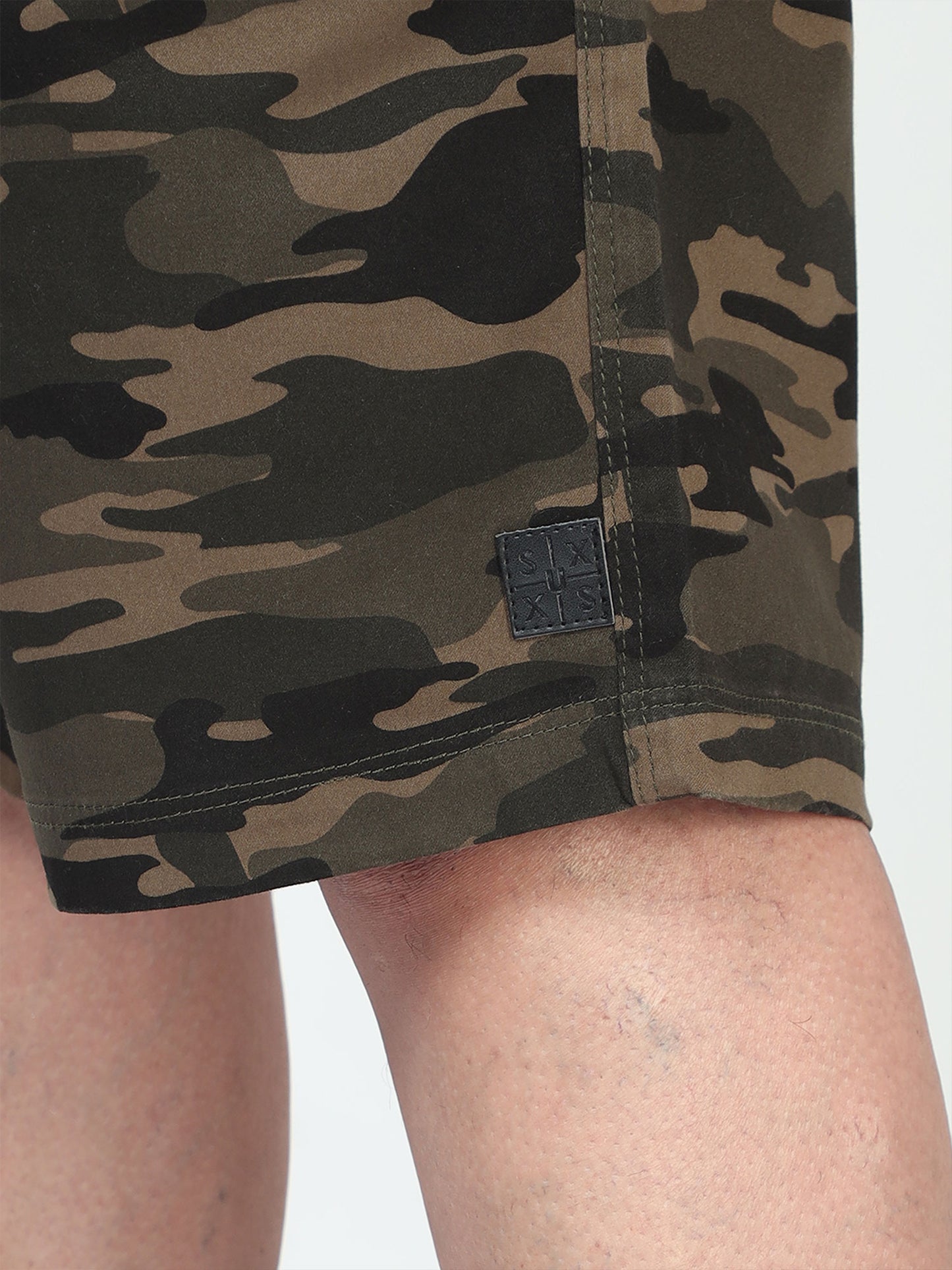 Jungle Hue Plus Size Camouflage Men Shorts