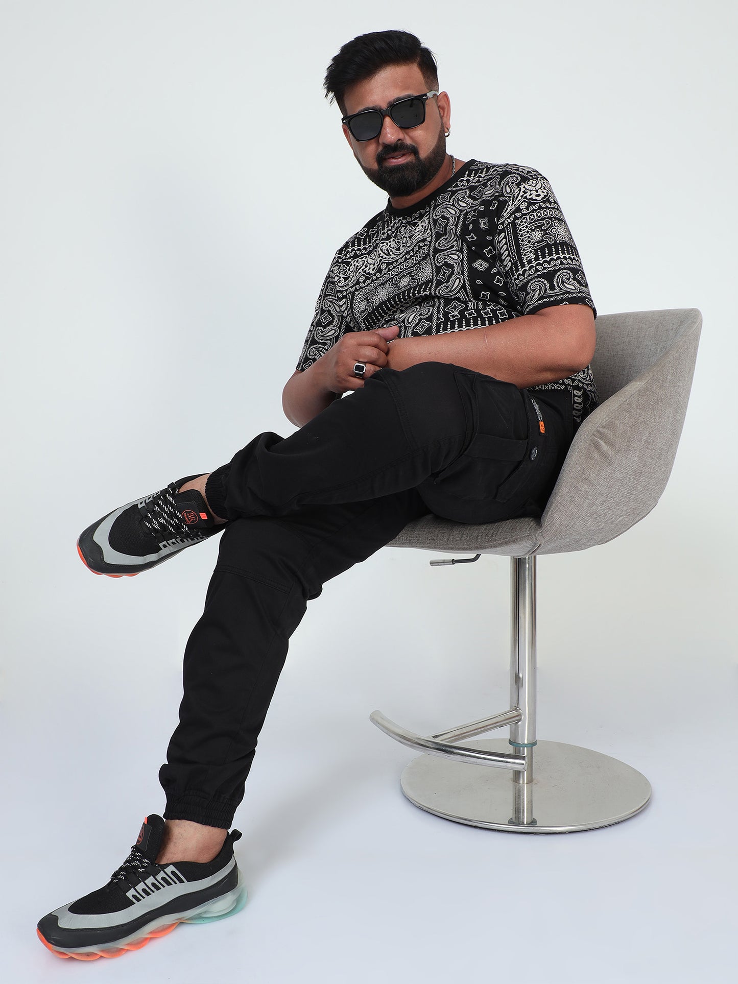 Plus Size Smoky Black Jogger