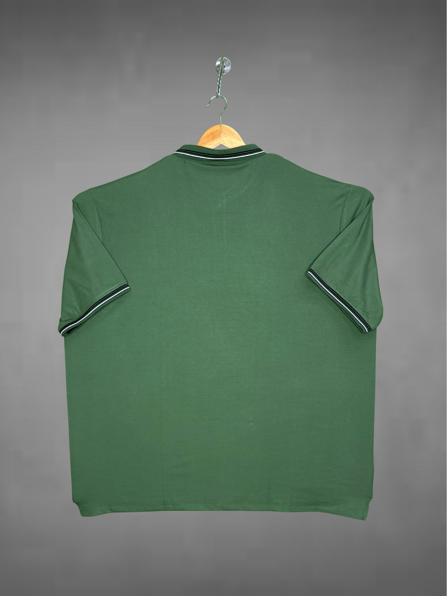Plus Size Polo Neck Half Sleeve T-Shirt 4XL – Comfortable Fit