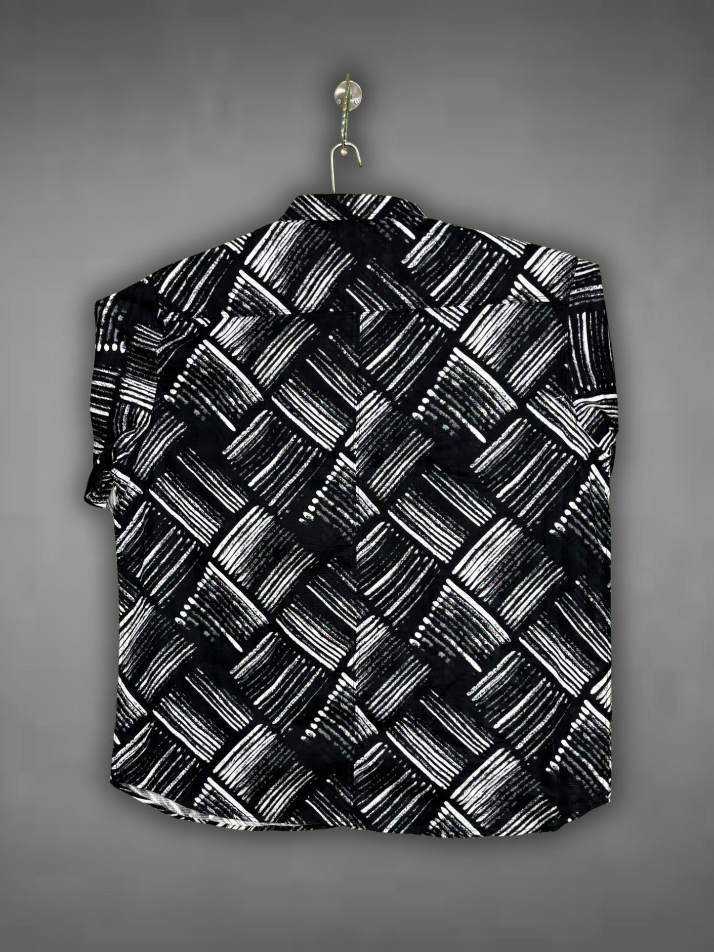 Copper Stone Black and white patterned shirt