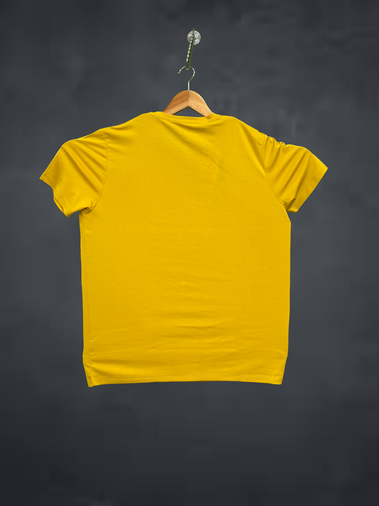 Stride Men's Premium T-Shirt|Yellow t-shirt with graphic design