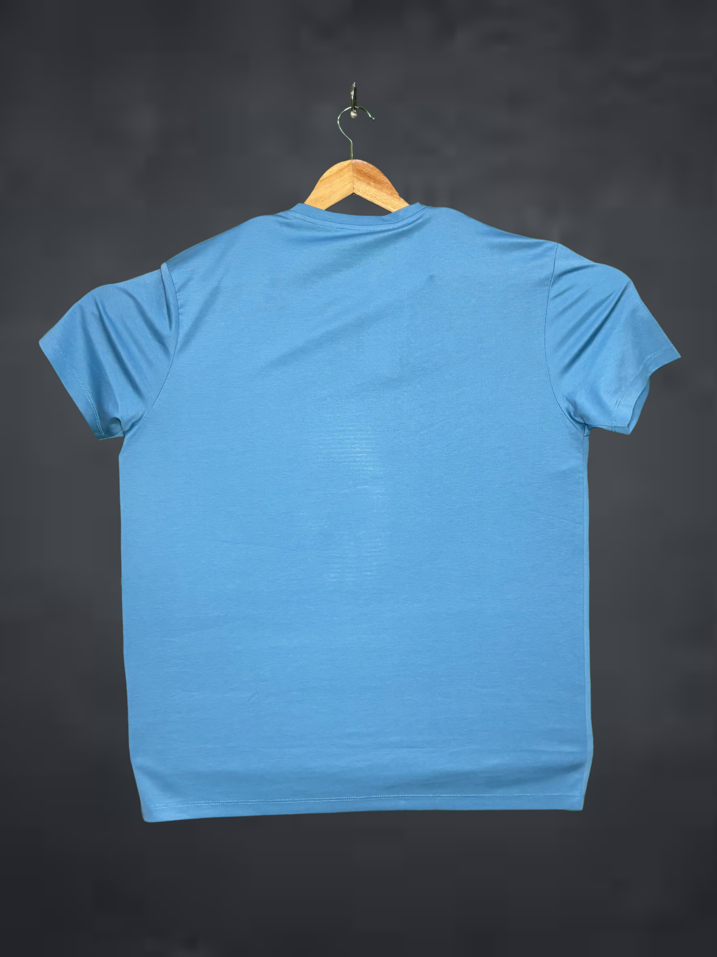 Stride Men's Premium T-Shirt|Blue t-shirt with a graphic design