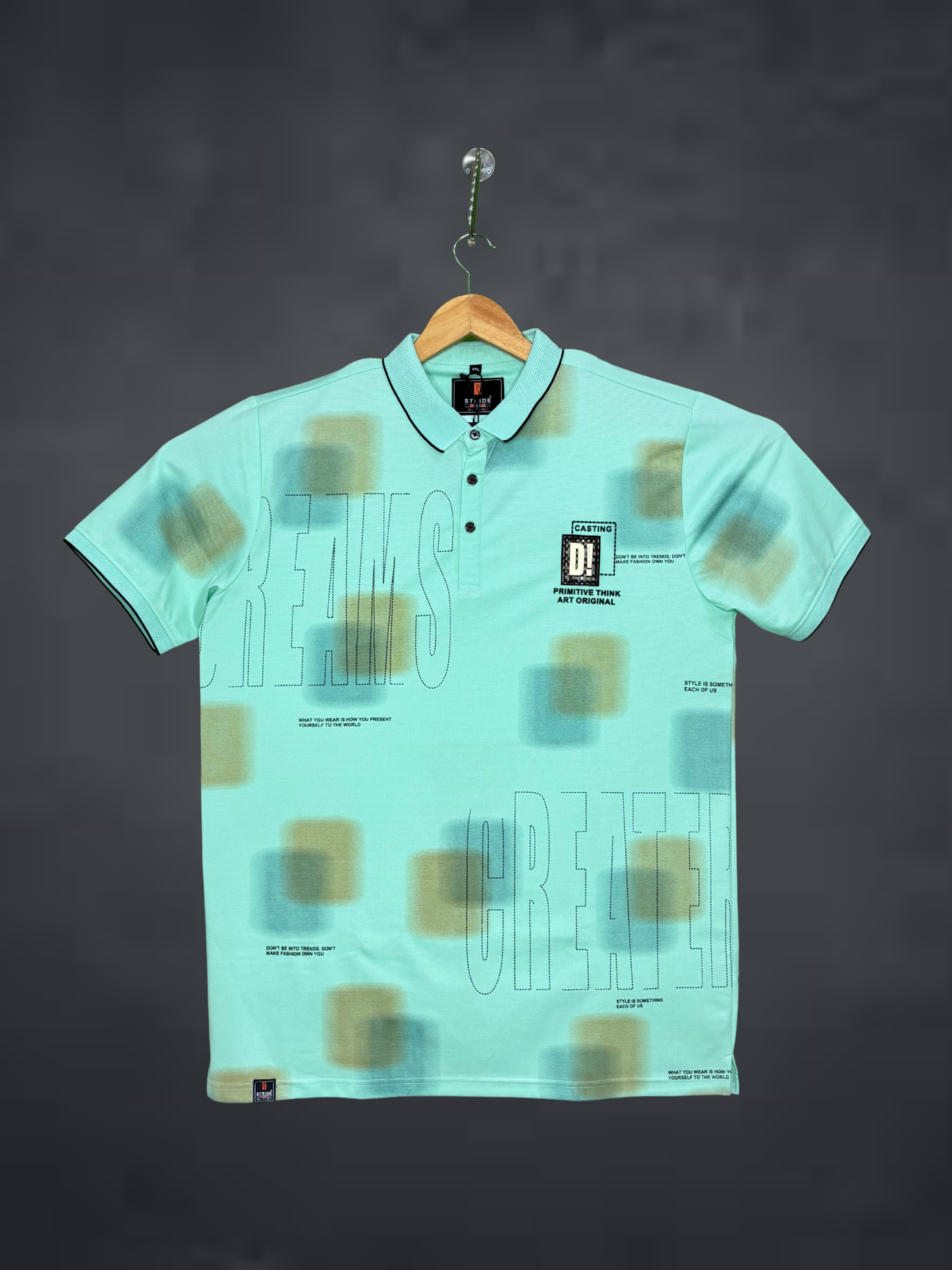 Stride Men's Premium T-Shirt | Sky Blue