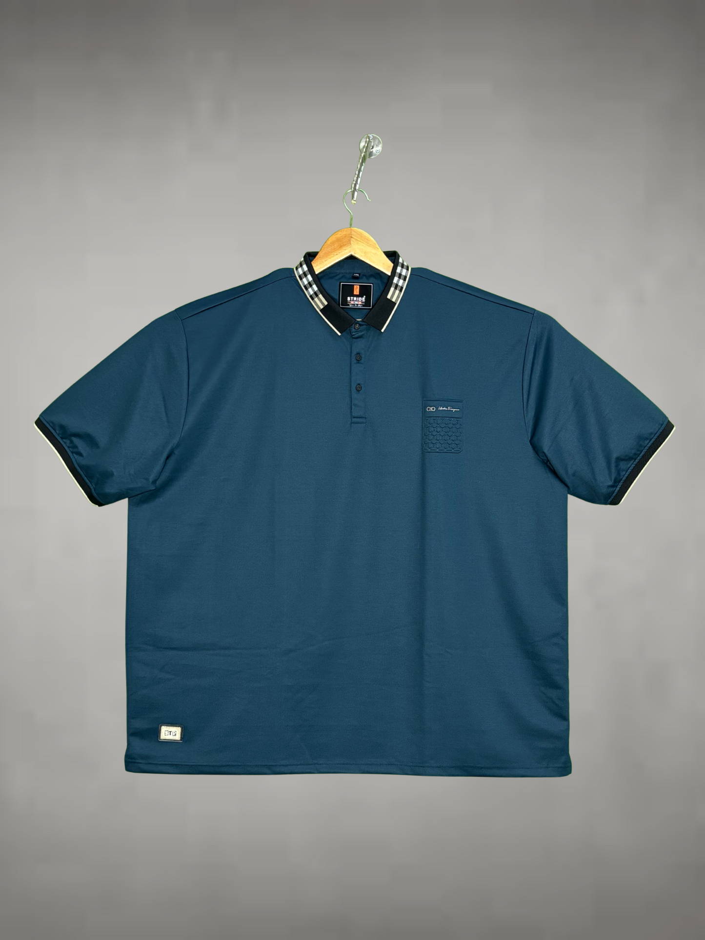 Polo Neck Half Sleeve T-Shirt 4XL – Comfortable Fit