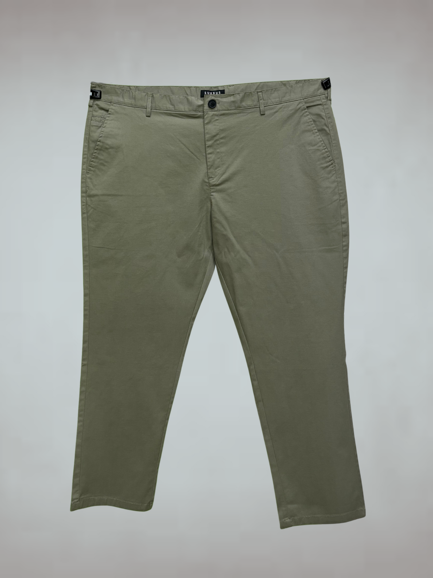 Plus Size Green Cotton Pant – Casual Fit
