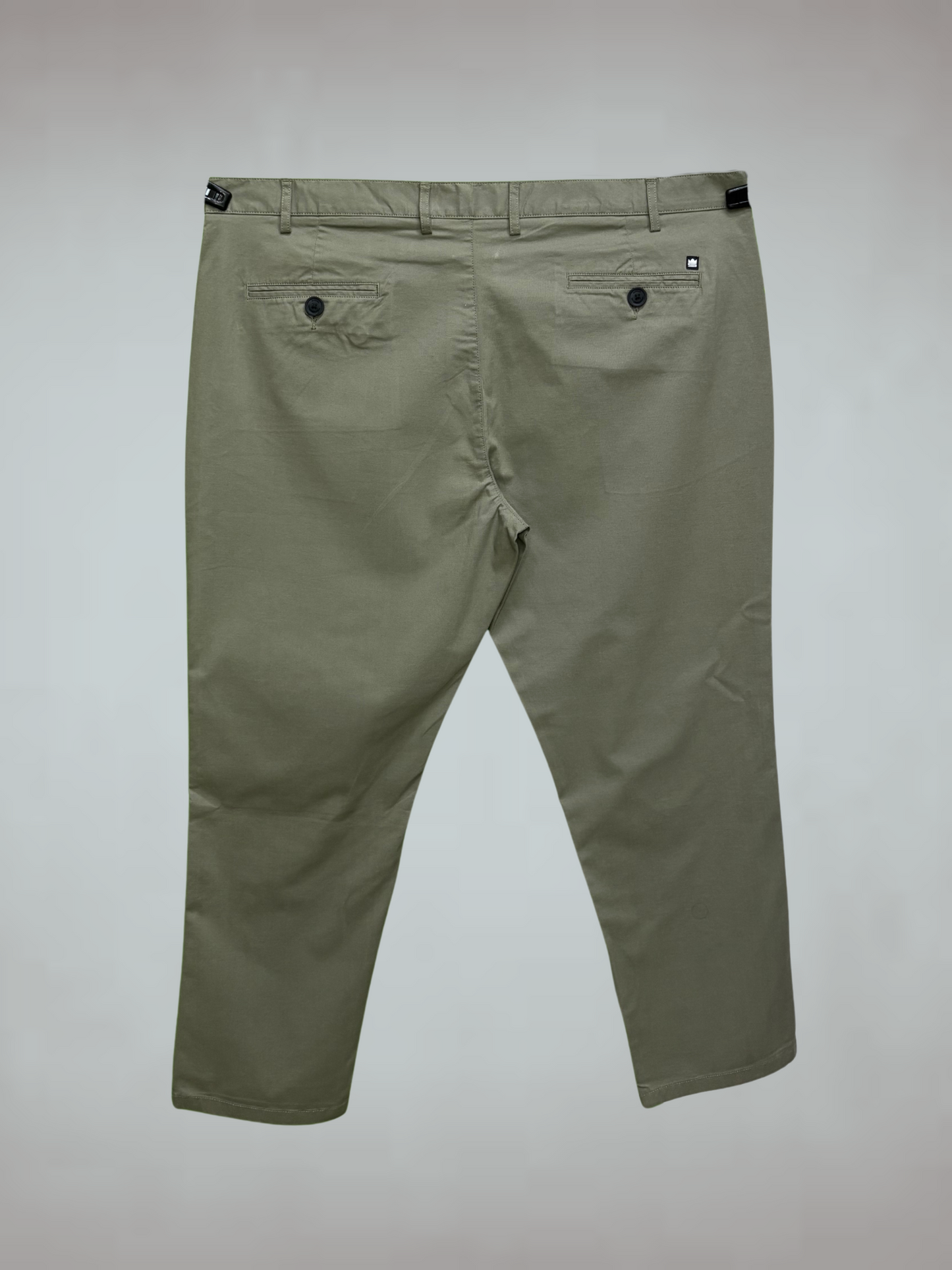 Plus Size Green Cotton Pant – Casual Fit