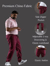 Plus Size Dark Mauve Jogger