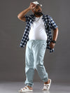 Plus size Cloudy Blue Jogger