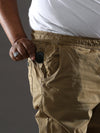 Plus Size Pastel Brown Jogger