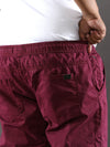 Plus Size Dark Mauve Jogger
