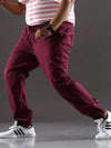 Plus Size Dark Mauve Jogger