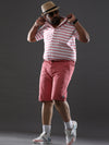 Plus Size Mandy Pink Shorts