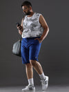 Plus Size Catalina Blue Shorts