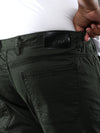 Plus Size Jungle Green Shorts