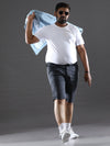 Plus Size Jet Grey Shorts