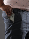 Plus Size Jet Grey Shorts