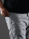 Plus Size Natural Grey Shorts