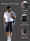 Plus Size Jet Grey Shorts