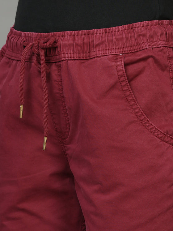 Dark Mauve Women Joggers