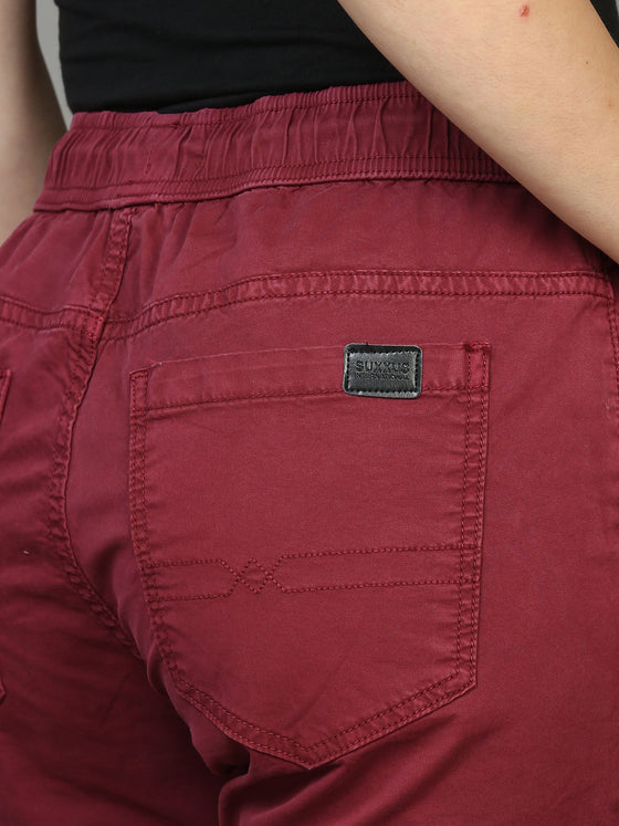 Dark Mauve Women Joggers
