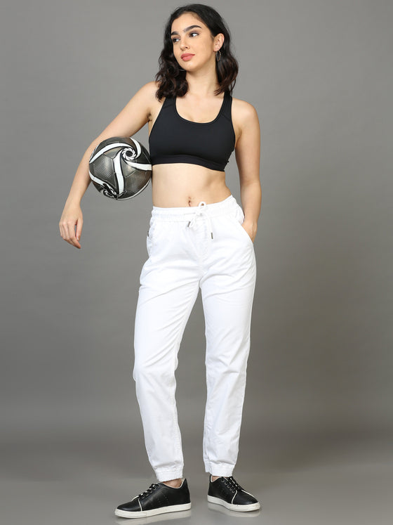 White Goose Women Joggers