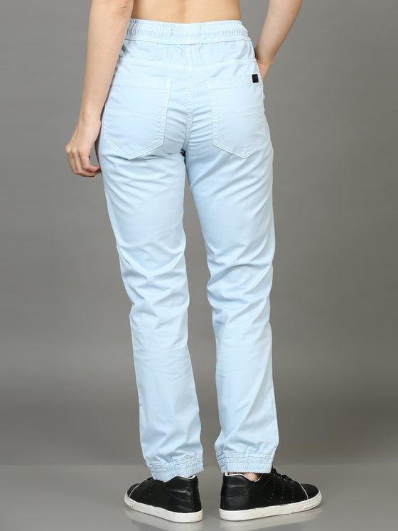 Plus Size Women Blue Haze Joggers