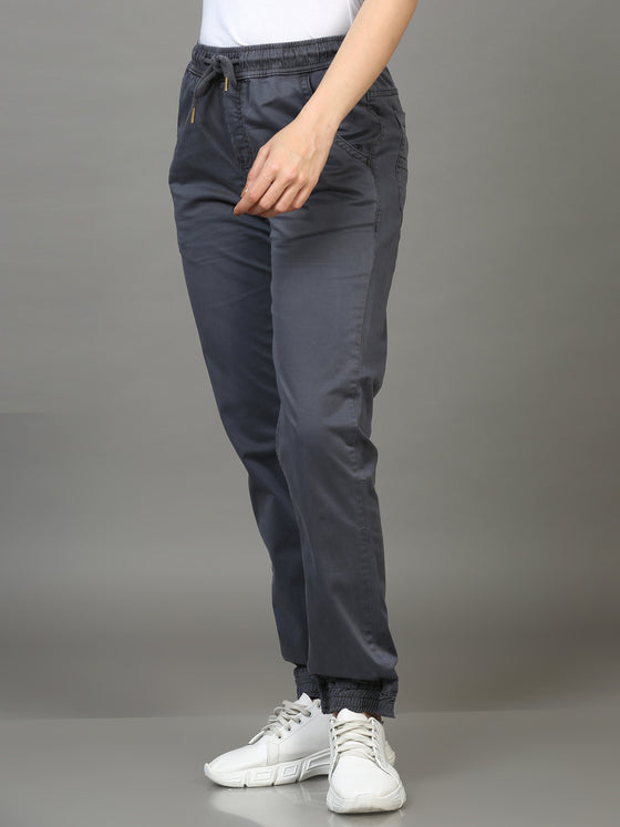 Plus Size Women Jet Grey Joggers