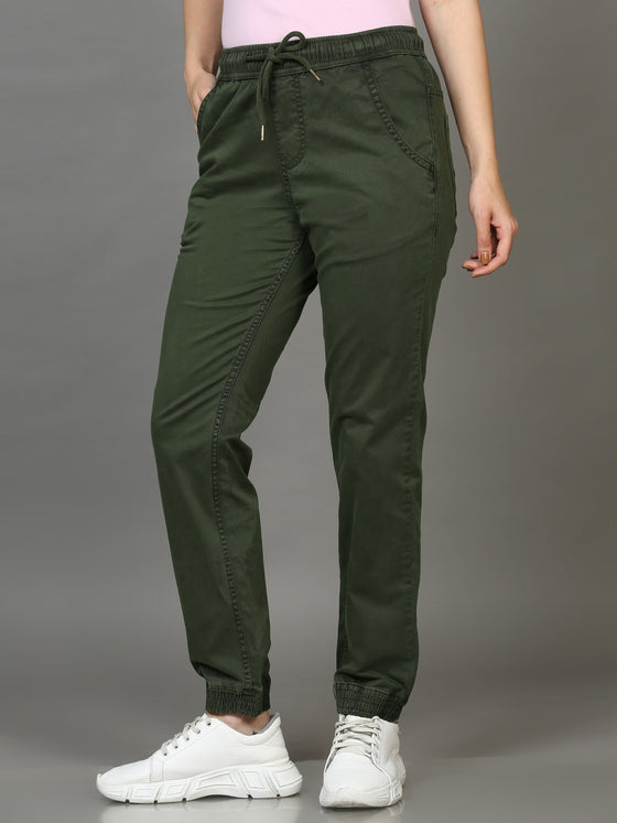 Jungle Green Women Joggers