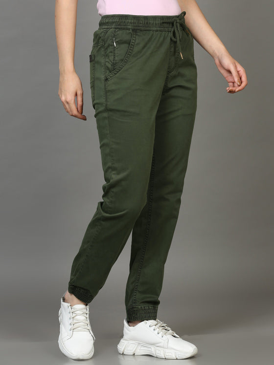 Jungle Green Women Joggers