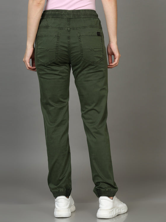 Jungle Green Women Joggers