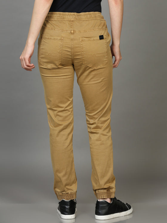 Pastel Brown Women Joggers